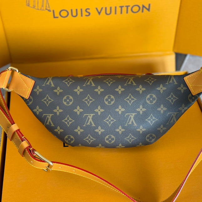 RUSH BUMBAG 30 IN BROWN MONOGRAM DUST CANVAS