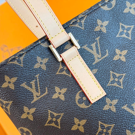 LV 25S PIANO BAG 27 IN BROWN MONOGRAM CANVAS AND CALFSKIN GOLD HARDWARE