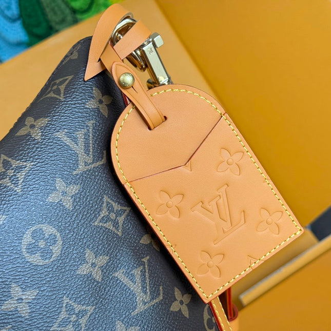 LV 25S METIS BAG 48 IN BROWN MONOGRAM CANVAS GOLD HARDWARE