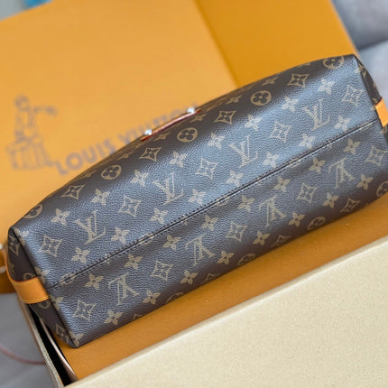 LV 25S METIS BAG 48 IN BROWN MONOGRAM CANVAS GOLD HARDWARE