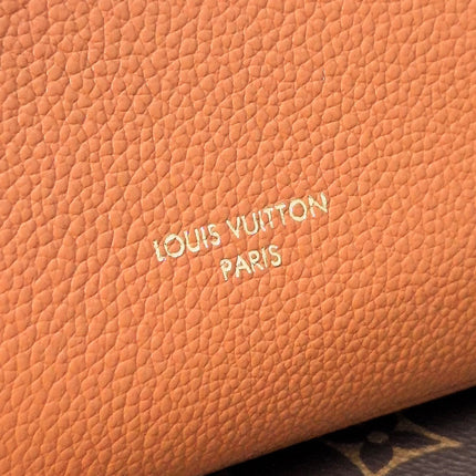 LV 25S LOW KEY ALL IN BB 18 IN BURNT SIENNA CALFSKIN GOLD HARDWARE