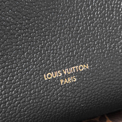 LV 25S LOW KEY ALL IN BB 18 IN BLACK CALFSKIN GOLD HARDWARE