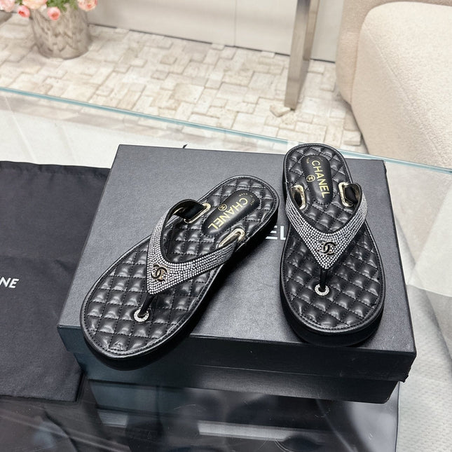 Elegant Thick Heel Sandals Black