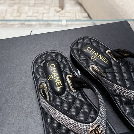 Elegant Thick Heel Sandals Black