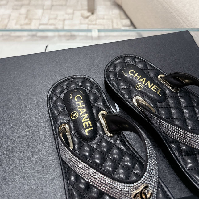 Elegant Thick Heel Sandals Black