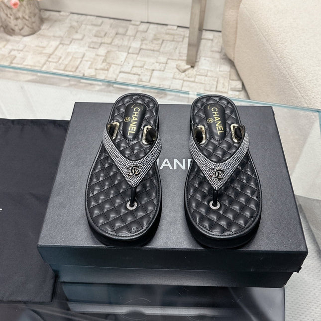 Elegant Thick Heel Sandals Black