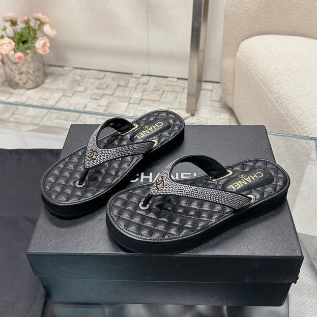 Elegant Thick Heel Sandals Black