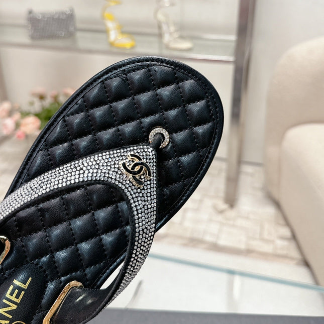Elegant Thick Heel Sandals Black