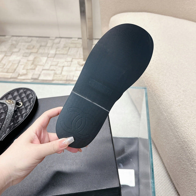 Elegant Thick Heel Sandals Black