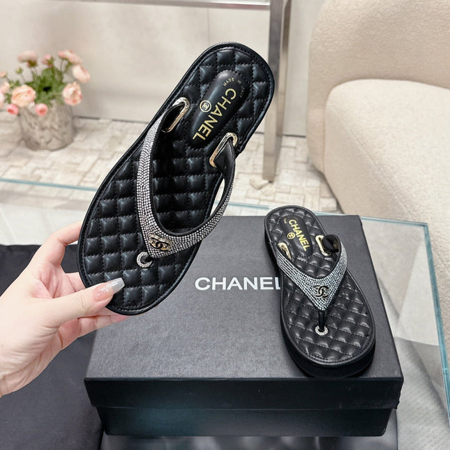 Elegant Thick Heel Sandals Black