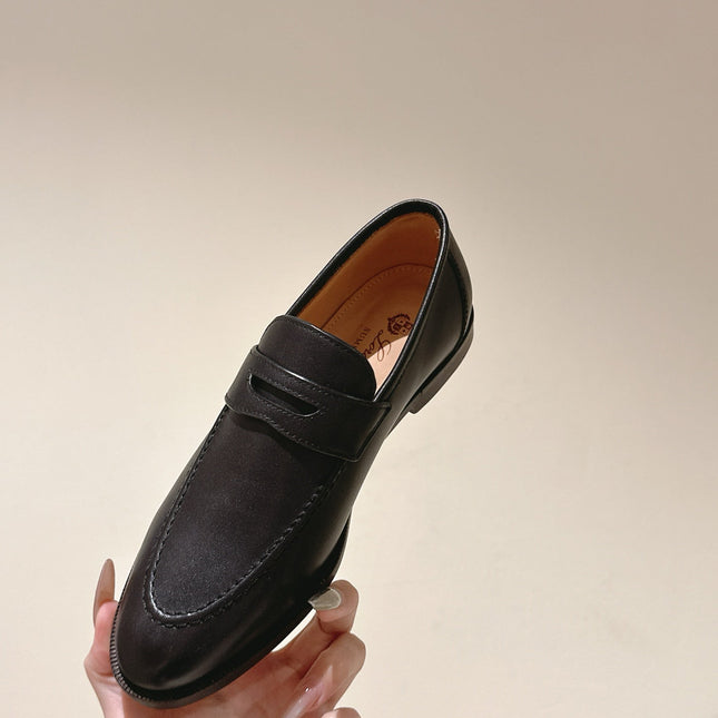 LP LOAFERS 25S IN ESPRESSO BROWN LAMBSKIN