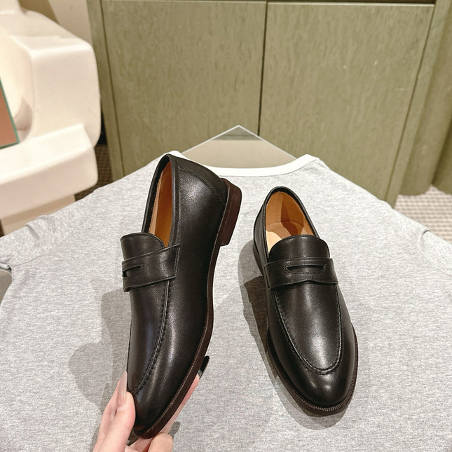 LP LOAFERS 25S IN ESPRESSO BROWN LAMBSKIN