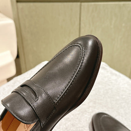 LP LOAFERS 25S IN ESPRESSO BROWN LAMBSKIN