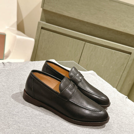 LP LOAFERS 25S IN ESPRESSO BROWN LAMBSKIN