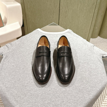 LP LOAFERS 25S IN ESPRESSO BROWN LAMBSKIN
