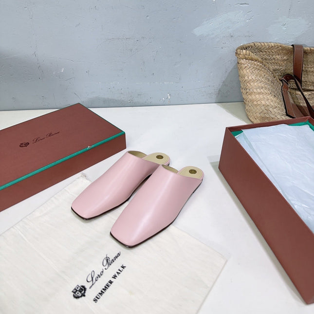 FLAT BUBBLE IN PASTEL PINK LAMBSKIN