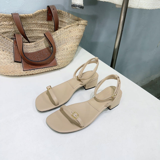 LP MINDIL SANDAL 25 IN BEIGE LAMBSKIN
