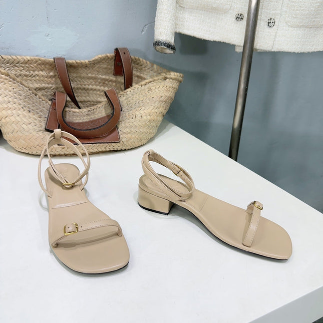 LP MINDIL SANDAL 25 IN BEIGE LAMBSKIN