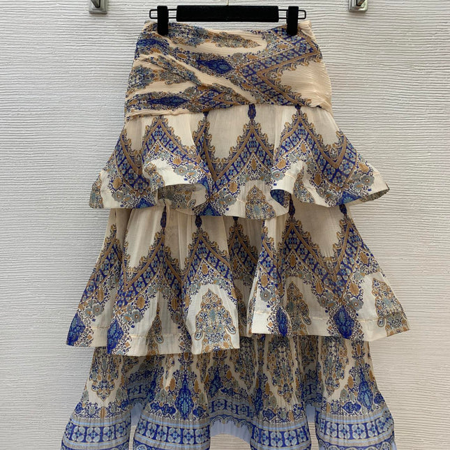 ZIMMERMANN OFF-SHOULDER TOP AND MAXI SKIRT SET 272904