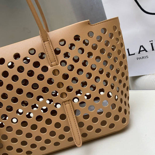 NEO MINA 32 BAG IN WHISKEY PERFORATED CALFSKIN