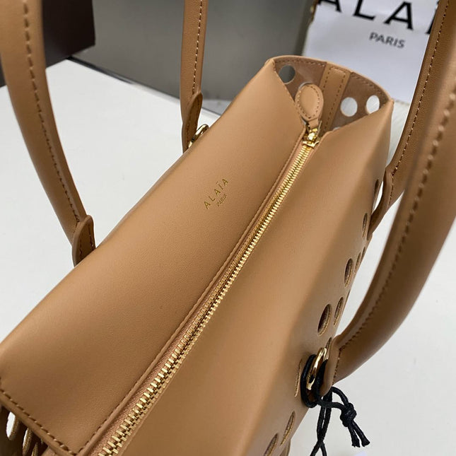 NEO MINA 20 BAG IN WHISKEY PERFORATED CALFSKIN