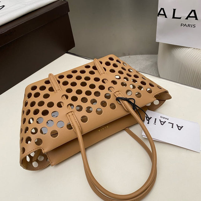 NEO MINA 20 BAG IN WHISKEY PERFORATED CALFSKIN