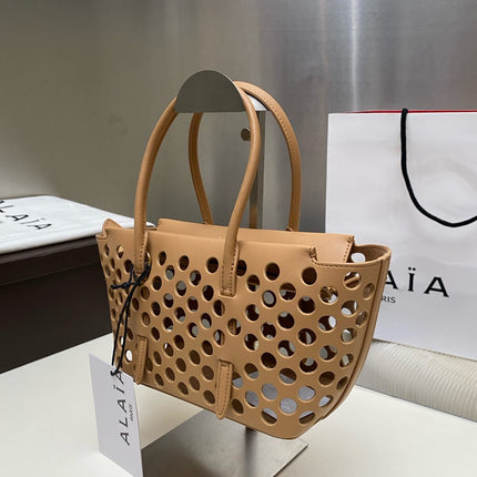 NEO MINA 20 BAG IN WHISKEY PERFORATED CALFSKIN