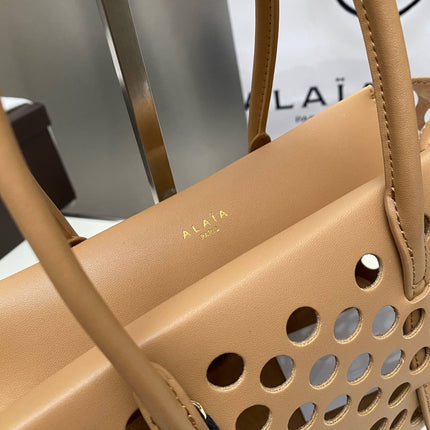 NEO MINA 20 BAG IN WHISKEY PERFORATED CALFSKIN