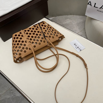 NEO MINA 20 BAG IN WHISKEY PERFORATED CALFSKIN