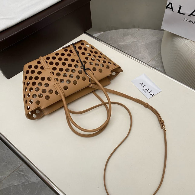 NEO MINA 20 BAG IN WHISKEY PERFORATED CALFSKIN