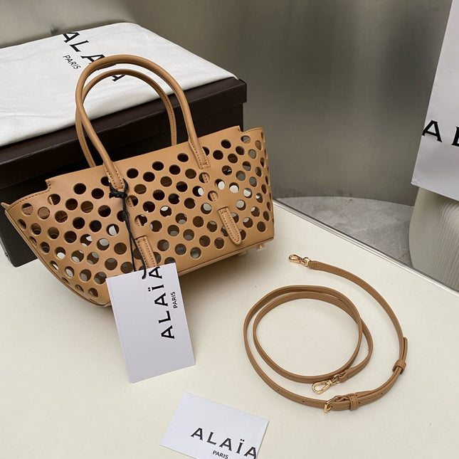 NEO MINA 20 BAG IN WHISKEY PERFORATED CALFSKIN