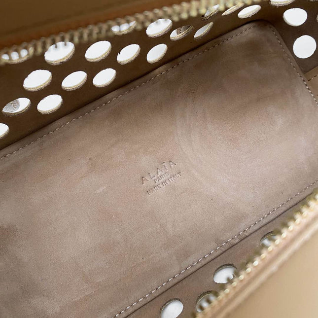 NEO MINA 20 BAG IN WHISKEY PERFORATED CALFSKIN