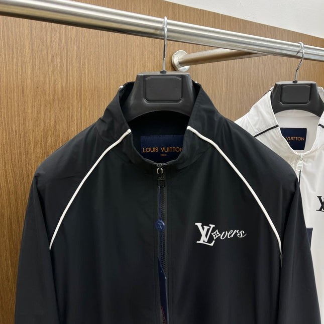 LV WINDBREAKER JACKET BLACK 239063