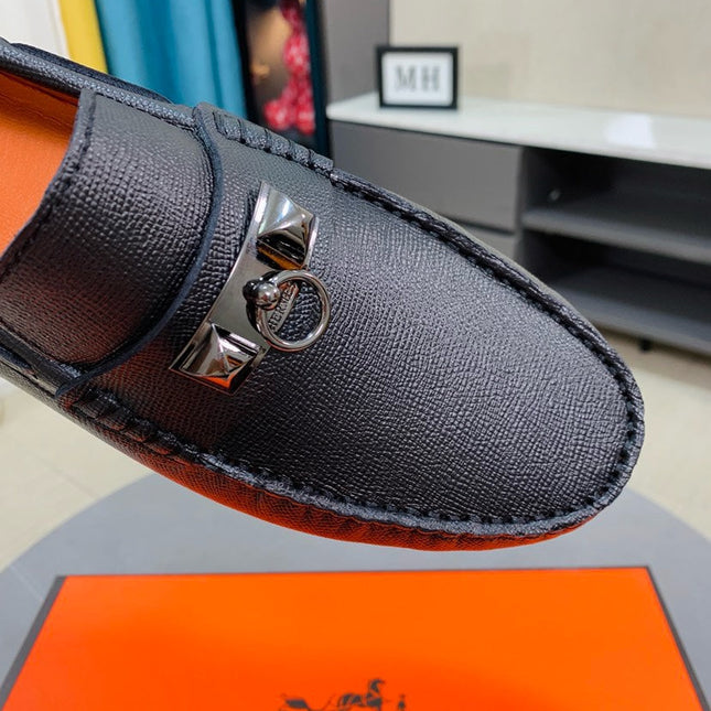 HM IRVING LOAFER BLACK CALFSKIN
