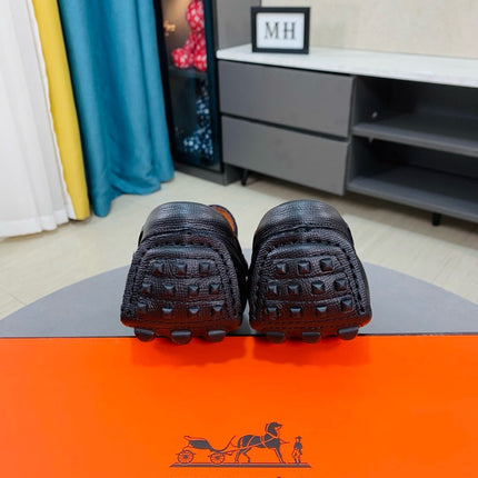 HM IRVING LOAFER BLACK CALFSKIN