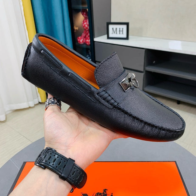 HM IRVING LOAFER BLACK CALFSKIN