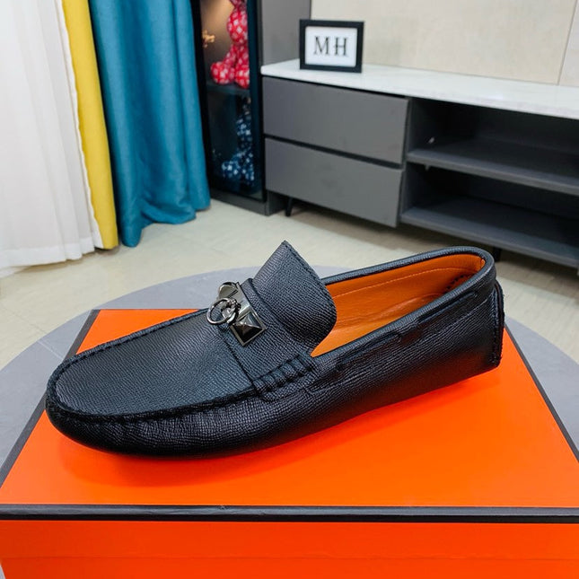 HM IRVING LOAFER BLACK CALFSKIN