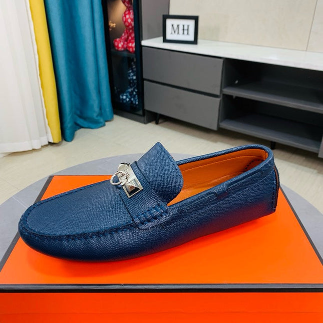 HM IRVING LOAFER NAVY CALFSKIN