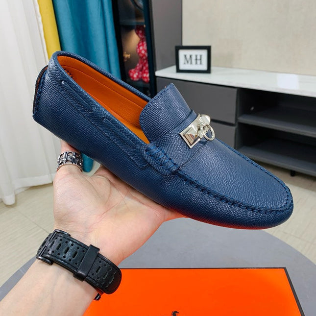 HM IRVING LOAFER NAVY CALFSKIN