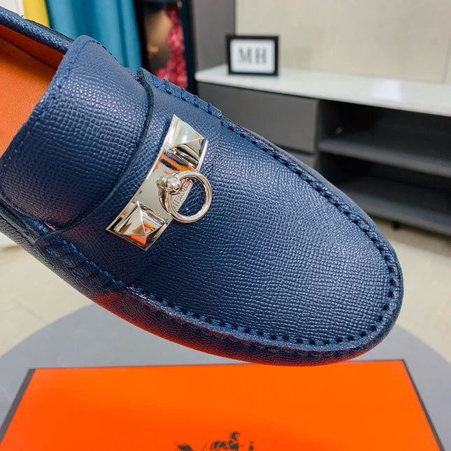 HM IRVING LOAFER NAVY CALFSKIN
