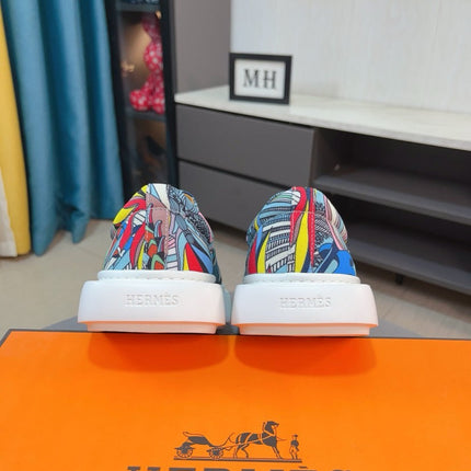 HM LANCE SLIP-ON SNEAKER MULTICOLOR DENIM