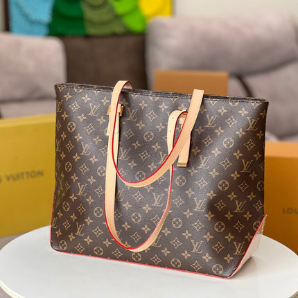 LV 25S MEZZO BAG 43 IN BROWN MONOGRAM CANVAS AND CALFSKIN GOLD HARDWARE