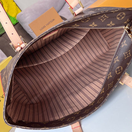 LV 25S MEZZO BAG 43 IN BROWN MONOGRAM CANVAS AND CALFSKIN GOLD HARDWARE