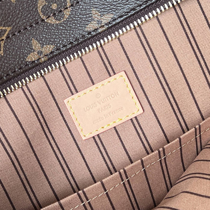 LV 25S MEZZO BAG 43 IN BROWN MONOGRAM CANVAS AND CALFSKIN GOLD HARDWARE