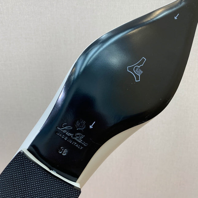 LP REBECCA BALLERINAS SNOW CALFSKIN