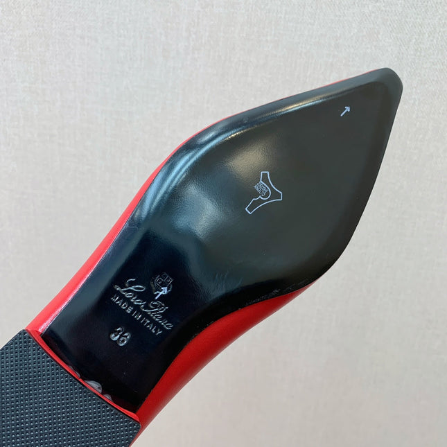 LP REBECCA BALLERINAS ROSE CALFSKIN