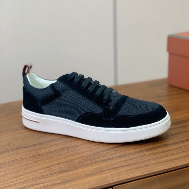 LP NEWPORT WALK SNEAKERS BLACK SUEDE