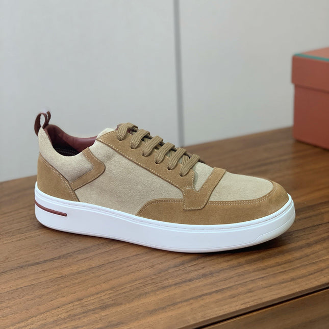LP NEWPORT WALK SNEAKERS LIGHT BROWN SUEDE