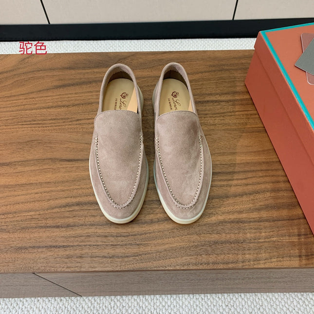 LP SUEDE SUMMER WALK LOAFERS BEIGE