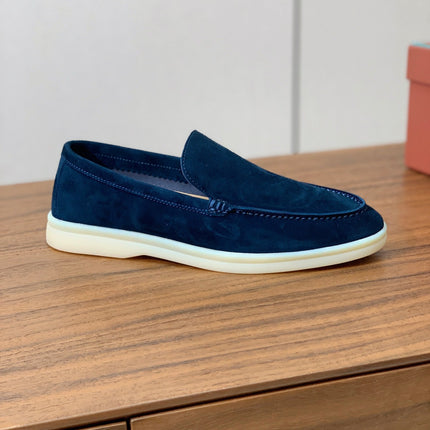 LP SUEDE SUMMER WALK LOAFERS NAVY BLUE